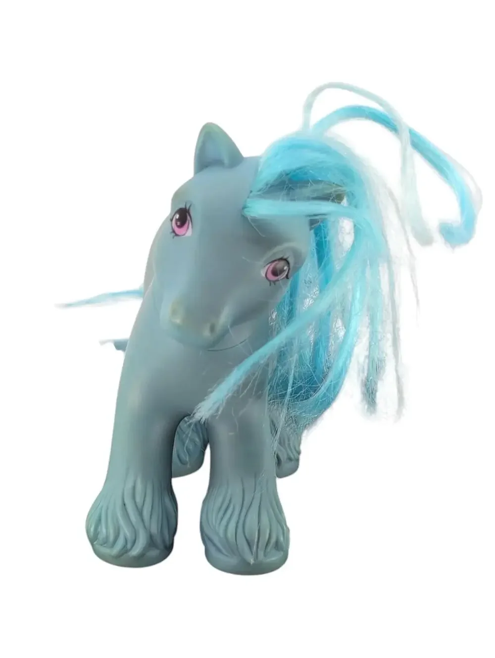 My Little Pony 1987 G1‎ Quarterback Big Brother Ponies Blue VTG MLP Hong Kong